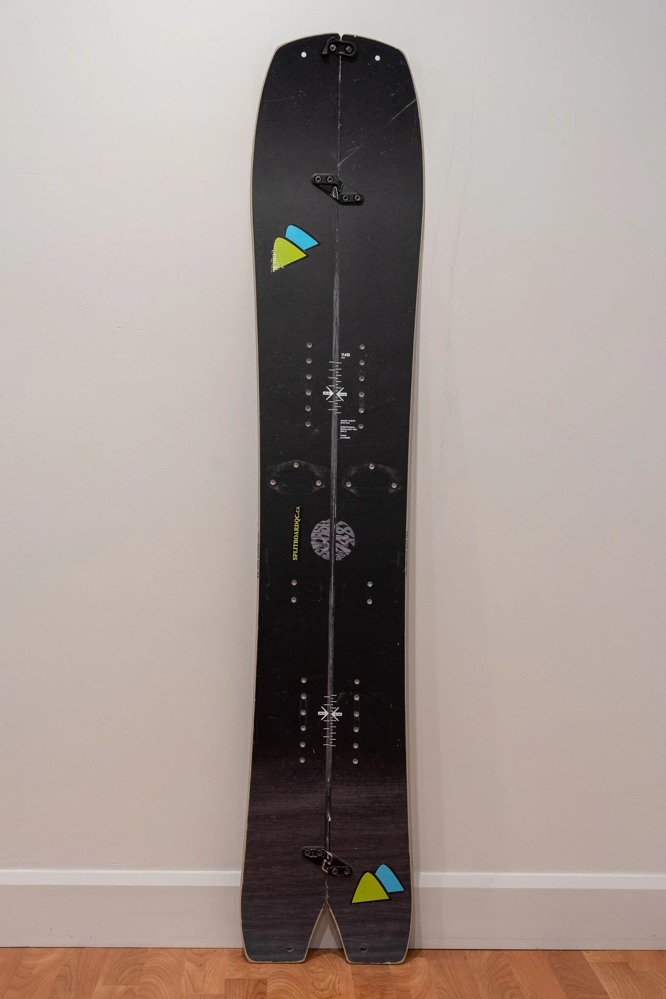 Topsheet du Nitro Squash splitboard 148 usagé