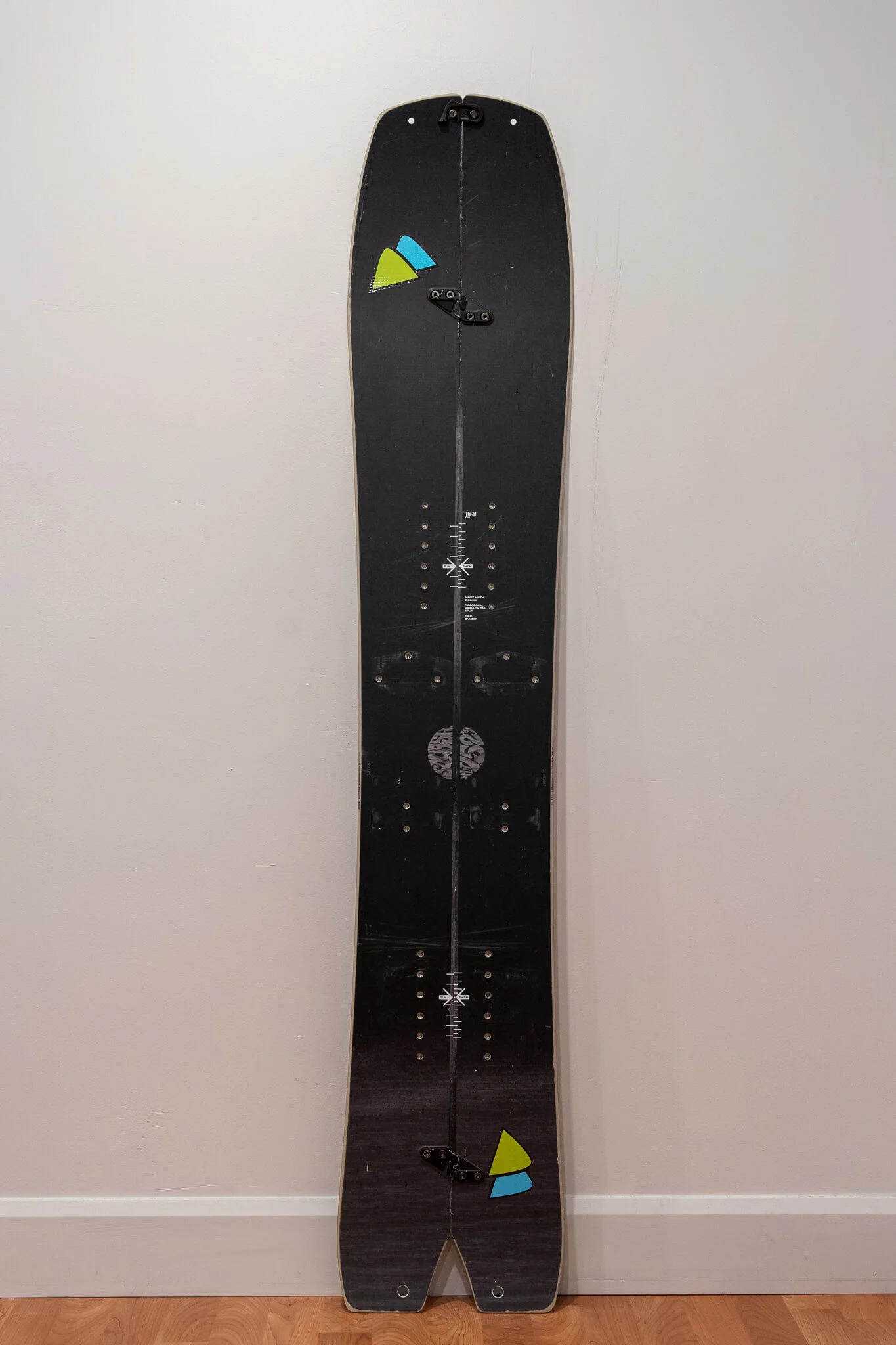Topsheet du Nitro Squash splitboard 152 usagé